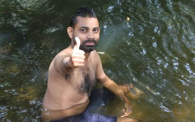 අද කලින්ම වැඩ අවසන් කරලා මායි, අයියයි, මල්ලියි නාගත්තා.