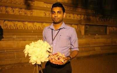 ඉද්දගොඩ පියරතන ස්වාමින්වහන්සේගේ  සැත්කම වෙනුවෙන් කැළණි පින්බිමේ ආශිර්වාදය