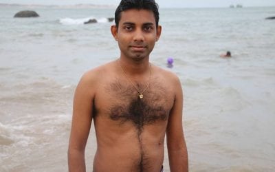 මම අද තරම් කවදාවත් මුහුදේ නාලා විනෝදවෙලා නැහැ